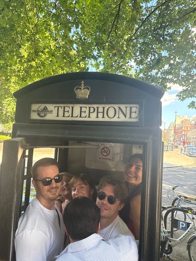 university society group posing after completing challenges