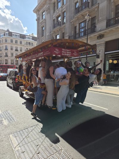 Teams completing challenges