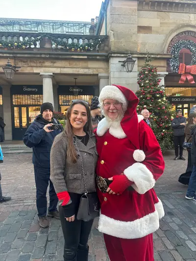 A Santa in the wild