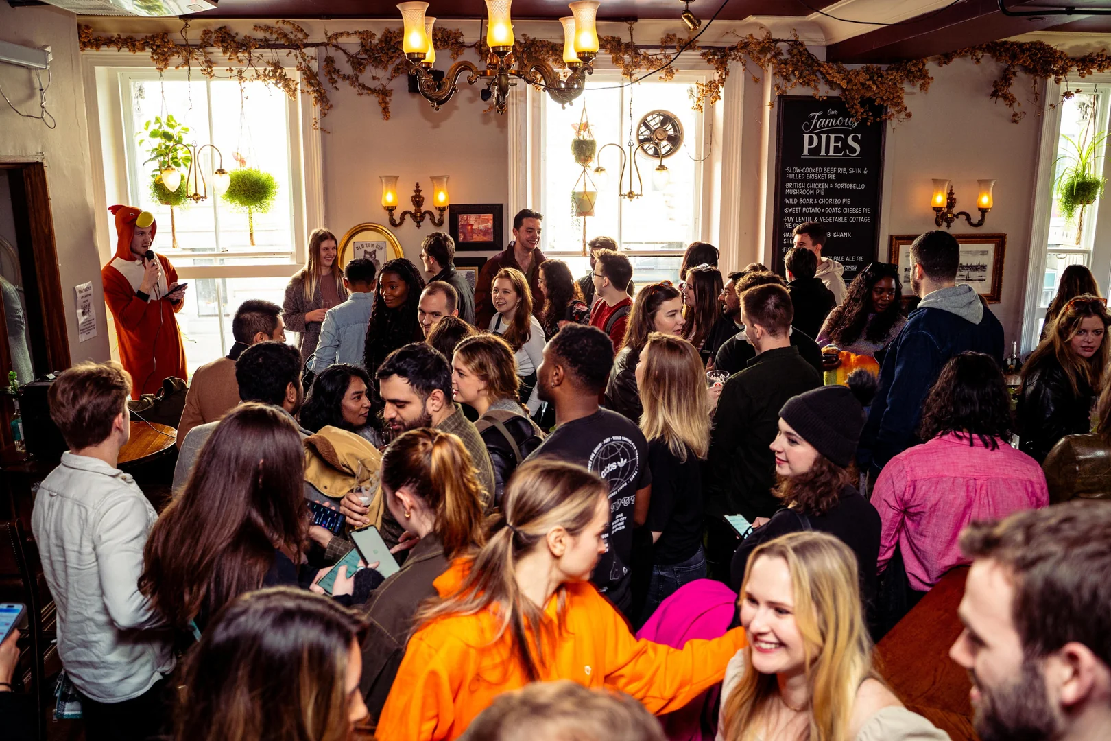 Large group before a hunt